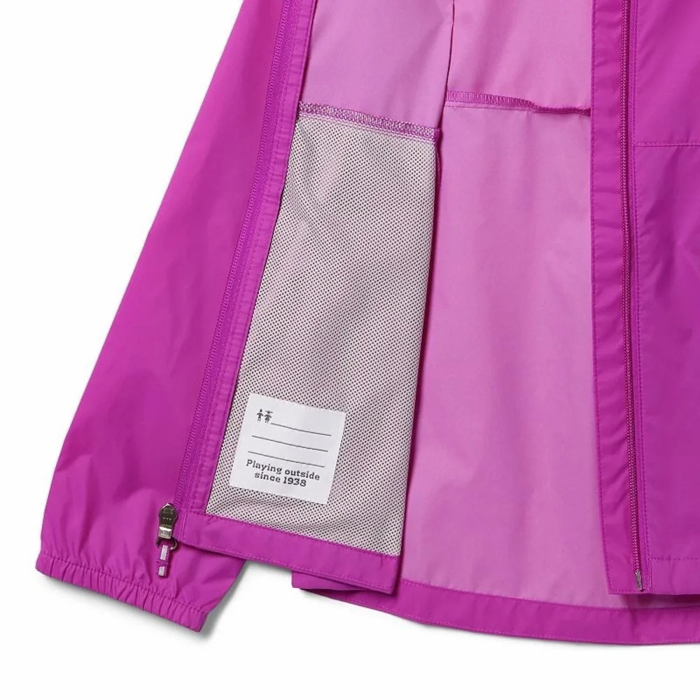 Columbia Girls Switchback II Water-Resistant Jacket (Bright Plum)